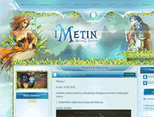 Tablet Screenshot of imetin.pl